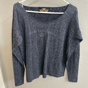 Women’s Harley Davidson T-Shirt Long Sleeve Size L